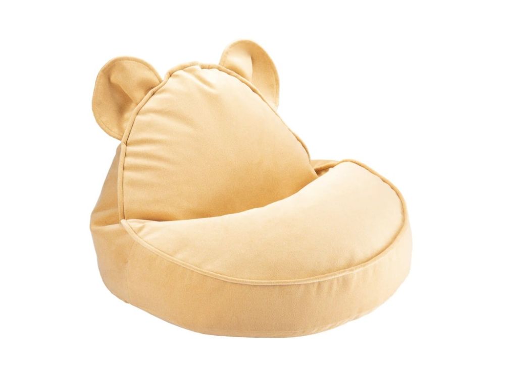 Kindersitzsack Teddybär - Samt