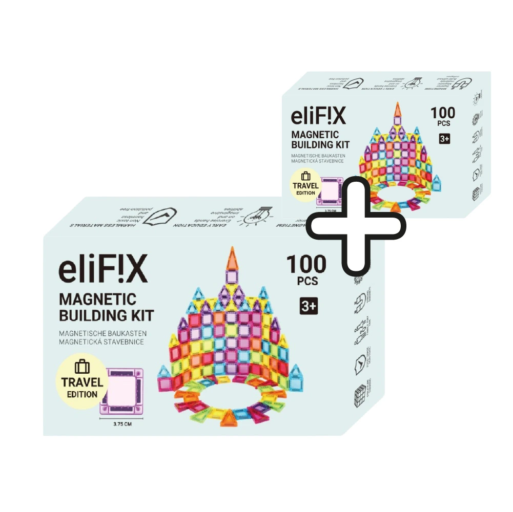 EliFix - Magnetischebausteine Travel - 100-tlg.