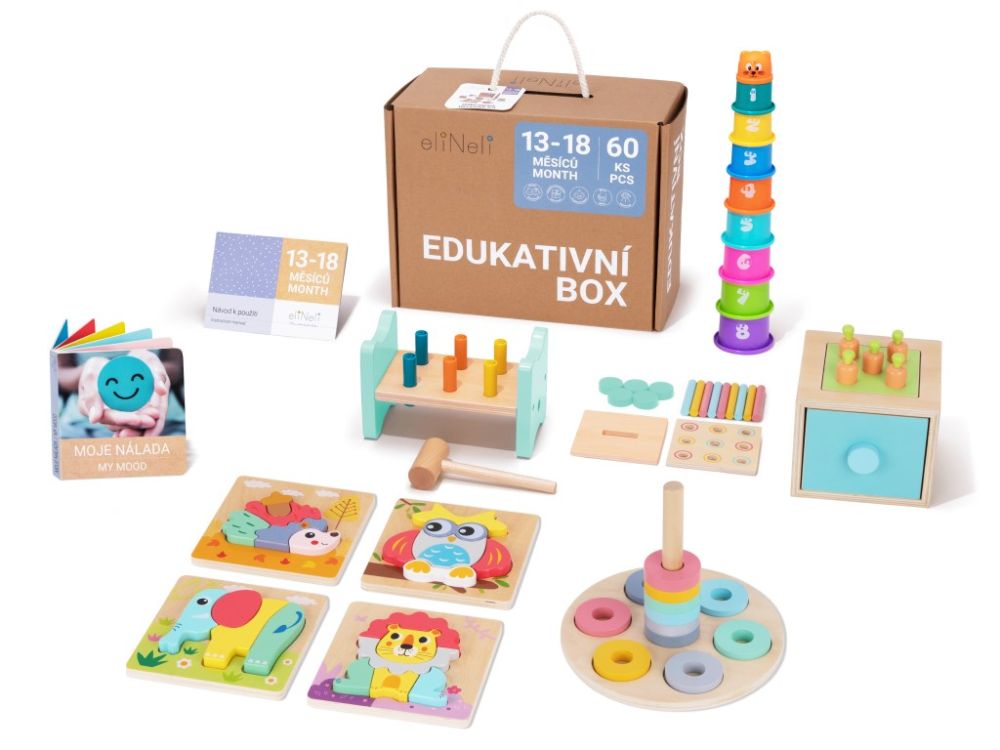 Lernbox 3 | Lernspielzeug Set für Kinder ab 1 Jahr | 13-18M