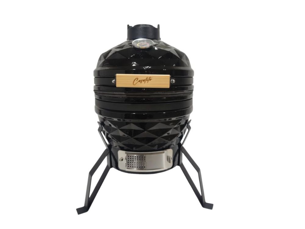 Keramischer Kamado-Grill | Schwarz