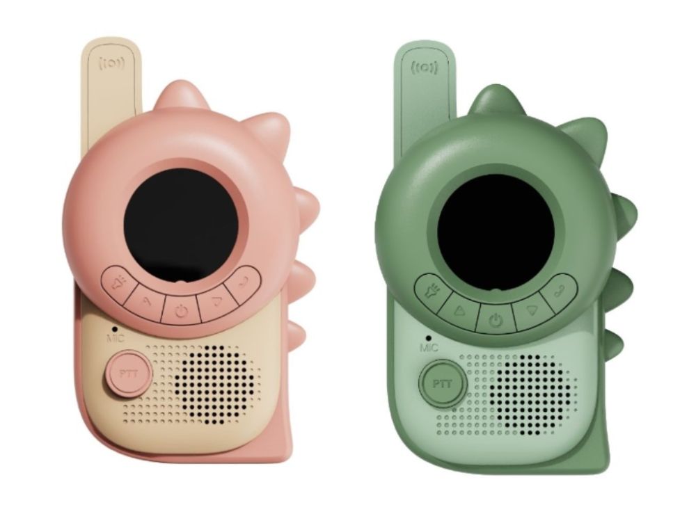 Zoofamily Walkie Talkie - Dinos pink/grün