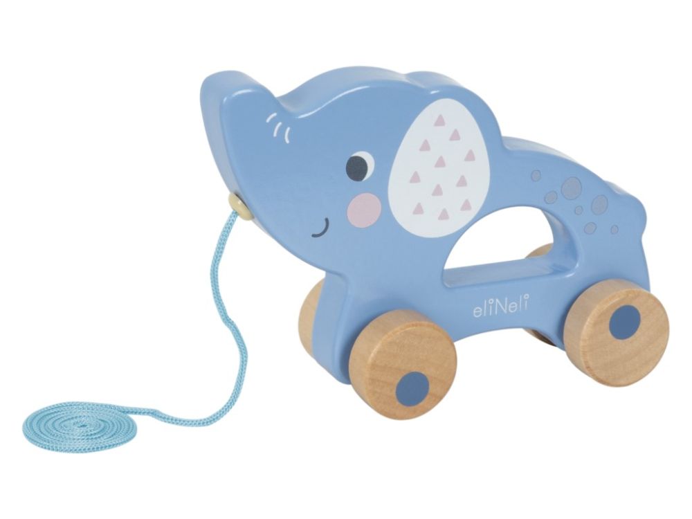 Holz Nachziehtier - Elefant | das Nachziehspielzeug für Kinder