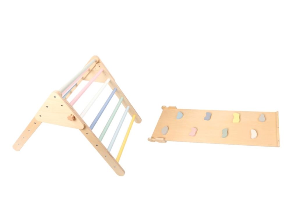 Pikler Dreieck Set - Pastell | das Indoor Klettergerüst
