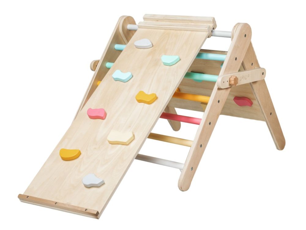 Montessori-Kletterdreieck - Fresh | das 3in1 Pikler Set mit Activity- und 2in1 Board (NEU)