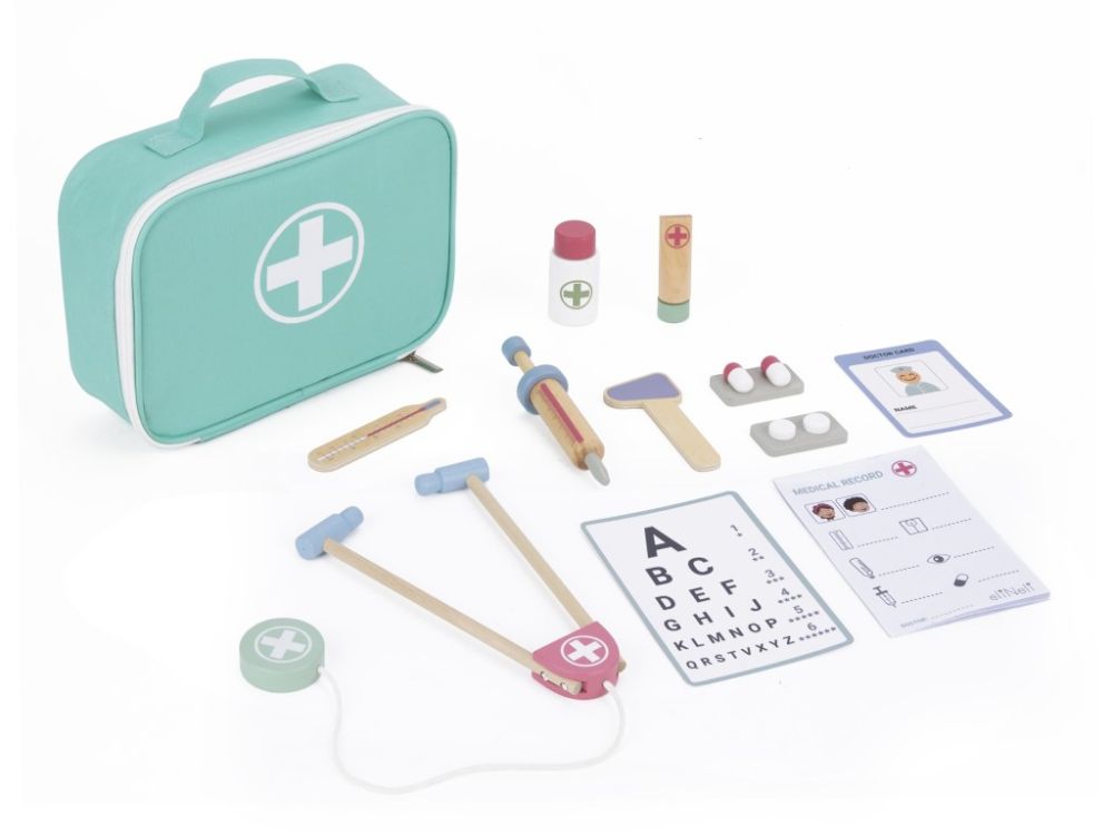 Arztkoffer für Kinder | das Doktorspielzeug-Set 11-teilig