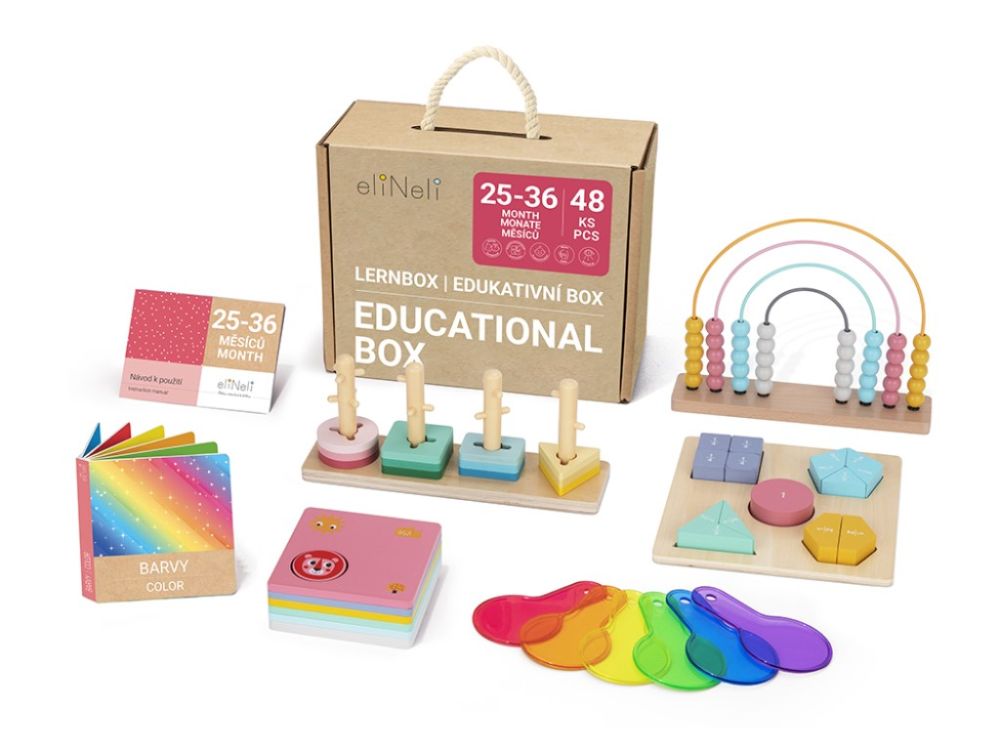 Lernbox 5 | Lernspielzeug Set für Kinder ab 2 Jahre | 25-36M