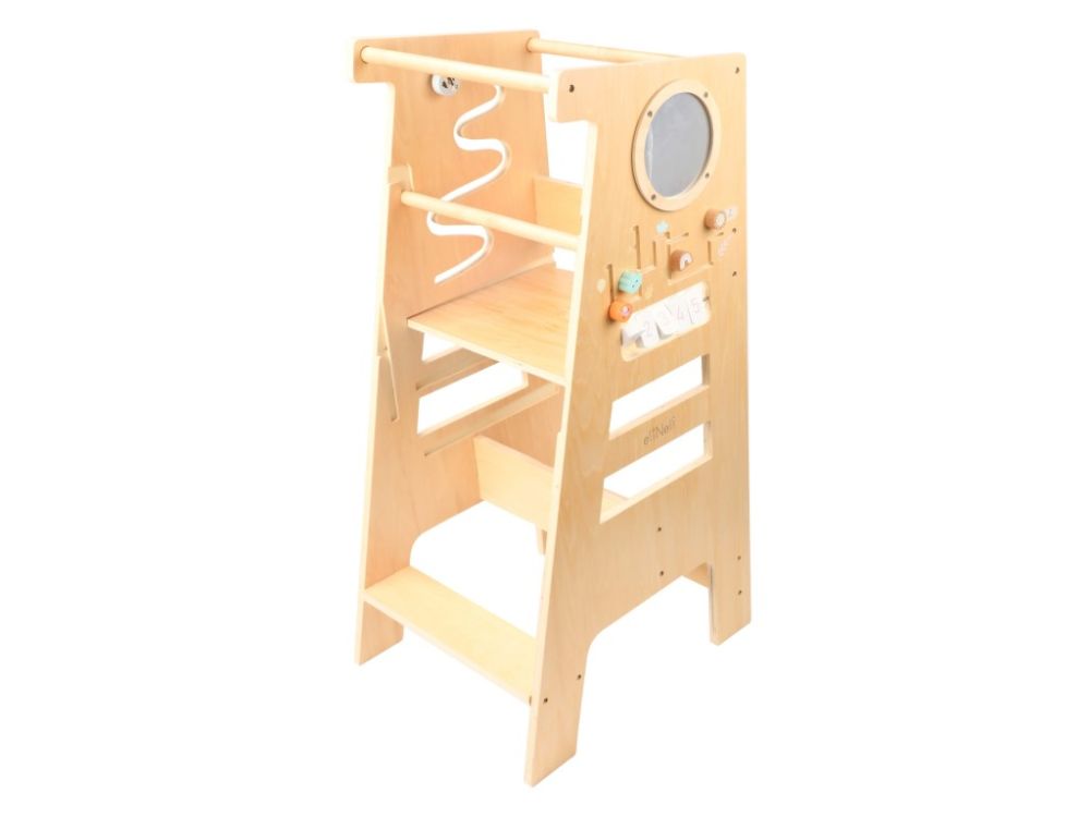 Wachsender Lernturm 5in1 Play - Tiere 90 cm | der Multifunktionaler Montessori Turm