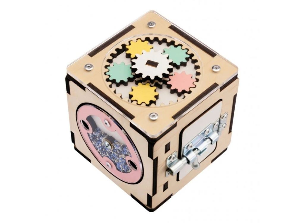 Activity Würfel | das 6in1 Spiel-Motorikwürfel aus Holz | ab 1 Jahr