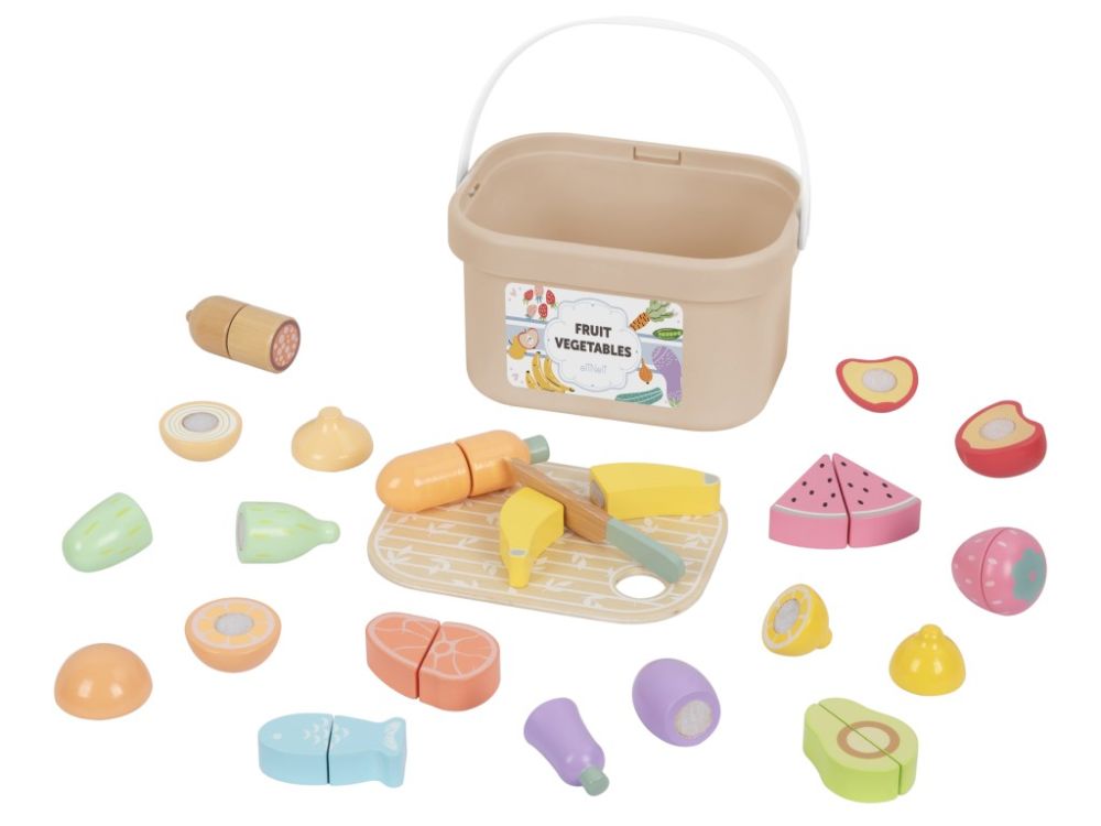 Schneide-Spaß für Kinder | 3-in-1 Obst, Gemüse & Lebensmittel Set