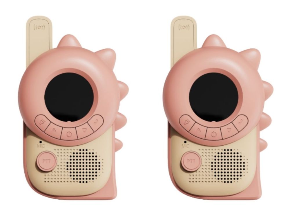 Zoofamily Walkie Talkie - Dinos pink