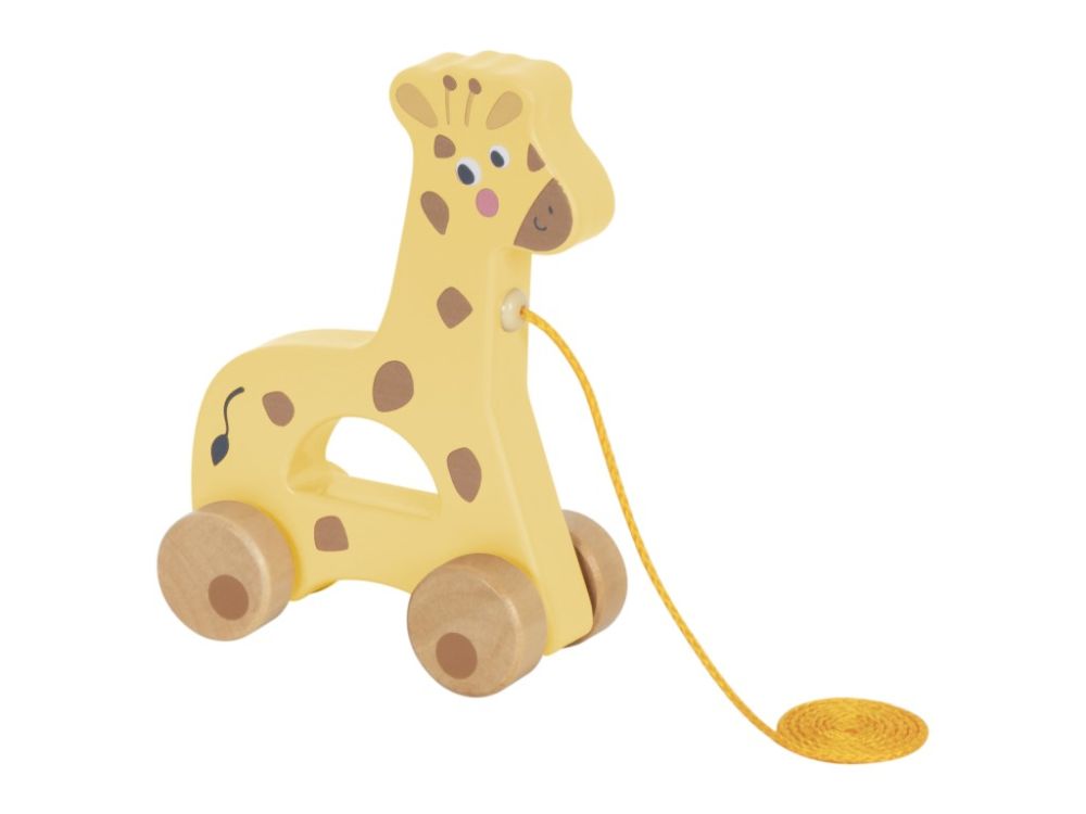 Holz Nachziehtier - Giraffe | das Nachziehspielzeug für Kinder
