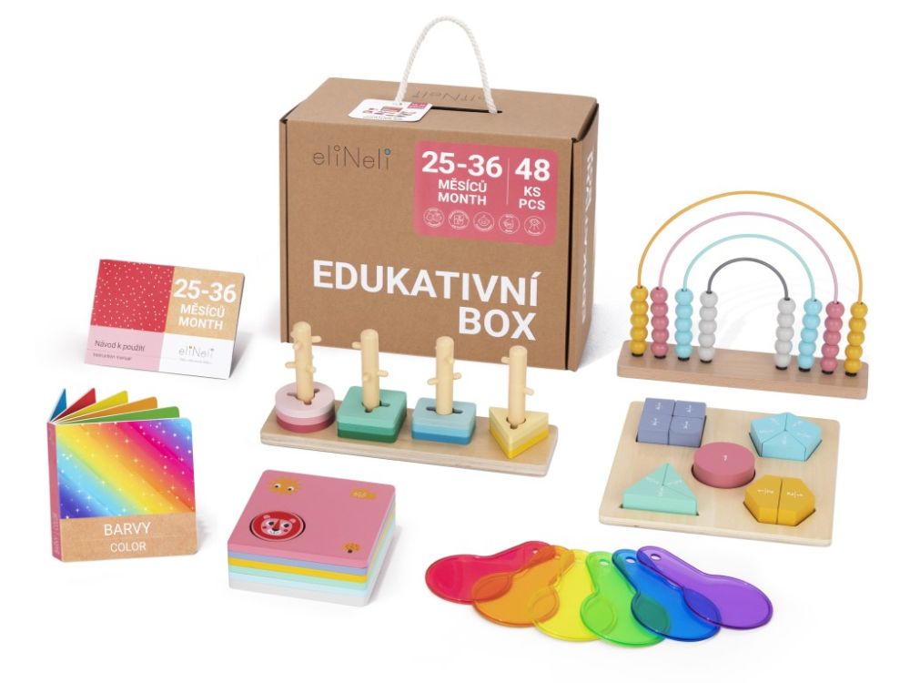 Lernbox 5 | Lernspielzeug Set für Kinder ab 2 Jahre | 25-36M