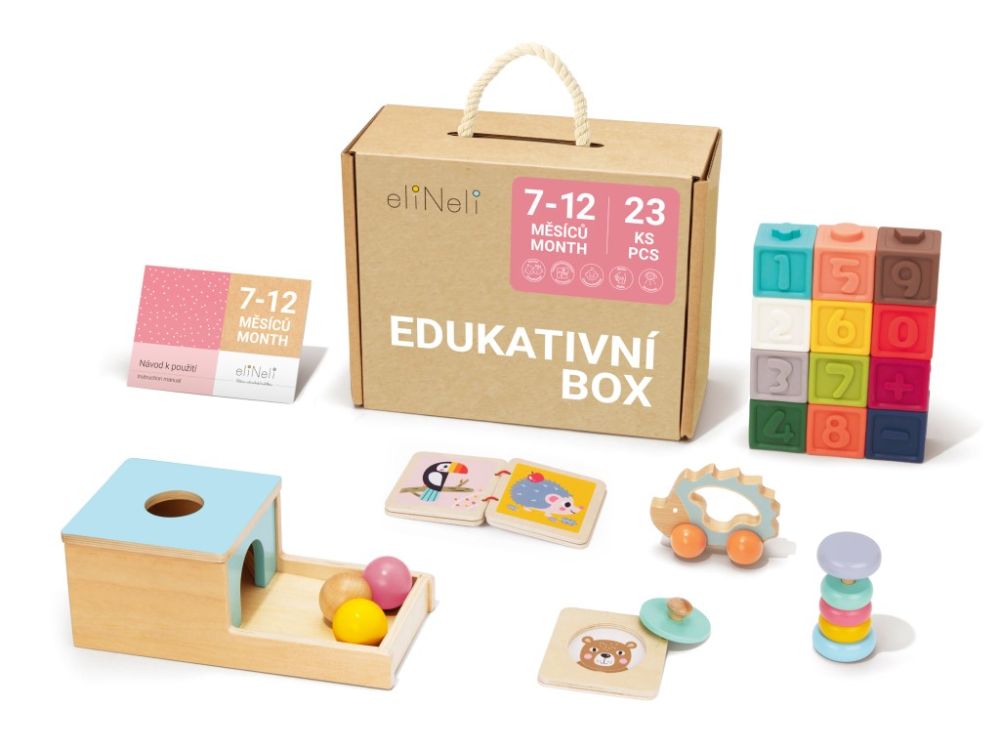 Lernbox 2 | Lernspielzeug Set für Babys | 6-12M