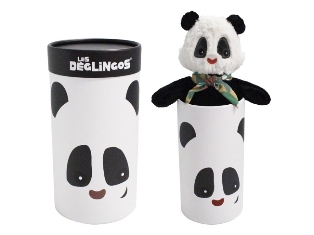 Kuscheltier Panda in Geschenkbox - groß